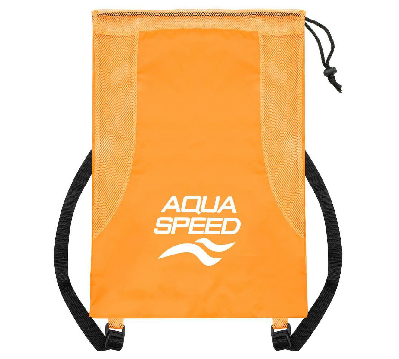 Сумка сітчаста для купальника Aqua Speed MESH BACK PACK 61162 помаранчевий, чорний Уні
