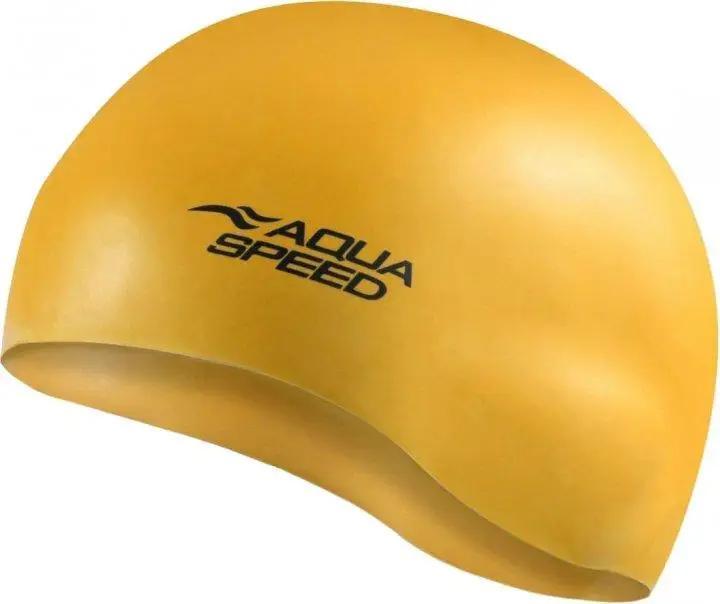 Шапка для плавання Aqua Speed MONO 9116 темно-жовтий УНІ OSFM