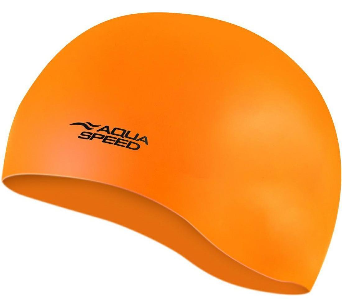 Шапка для плавання Aqua Speed MONO 9117 помаранчевий Уні