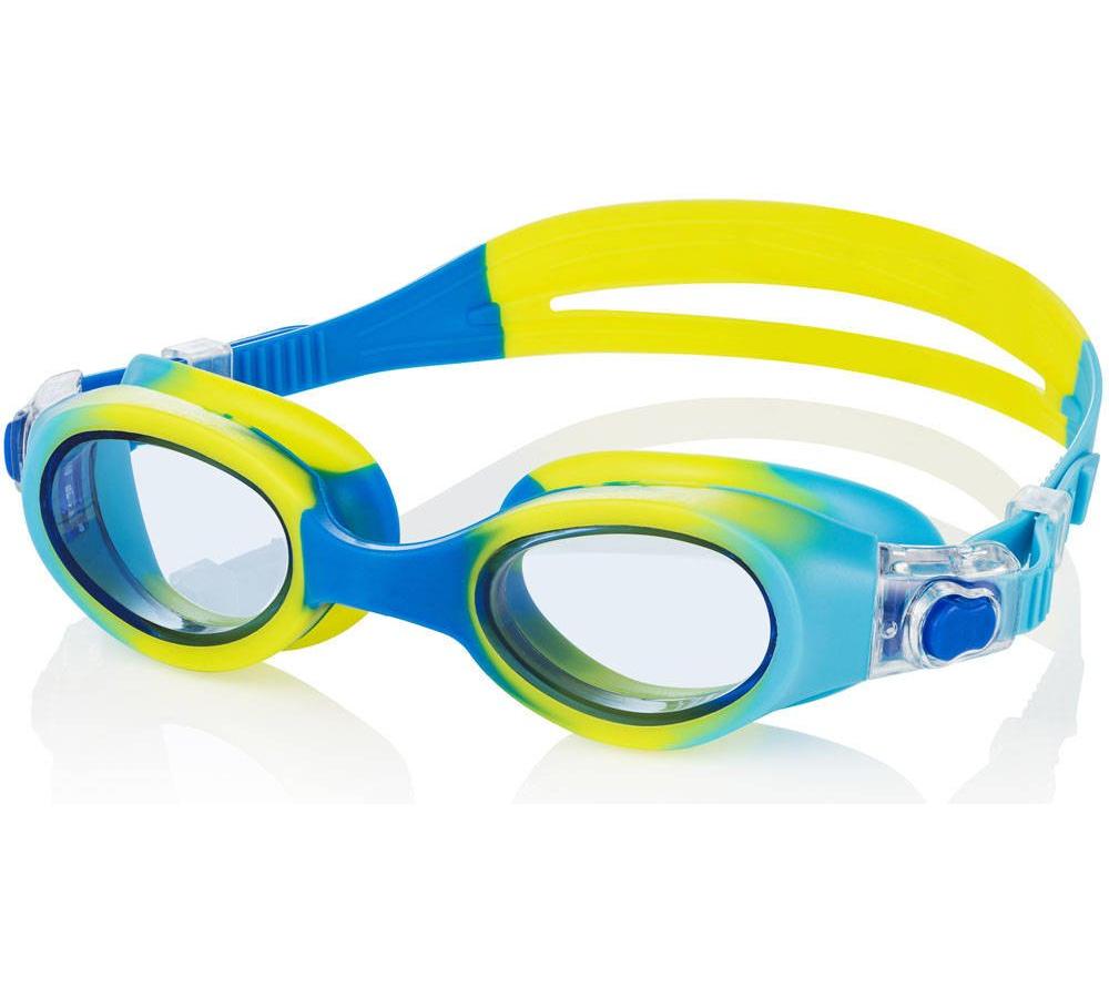 Окуляри для плавання Aqua Speed PEGAZ 7830 синій, жовтий, блакитний Діт OSFM