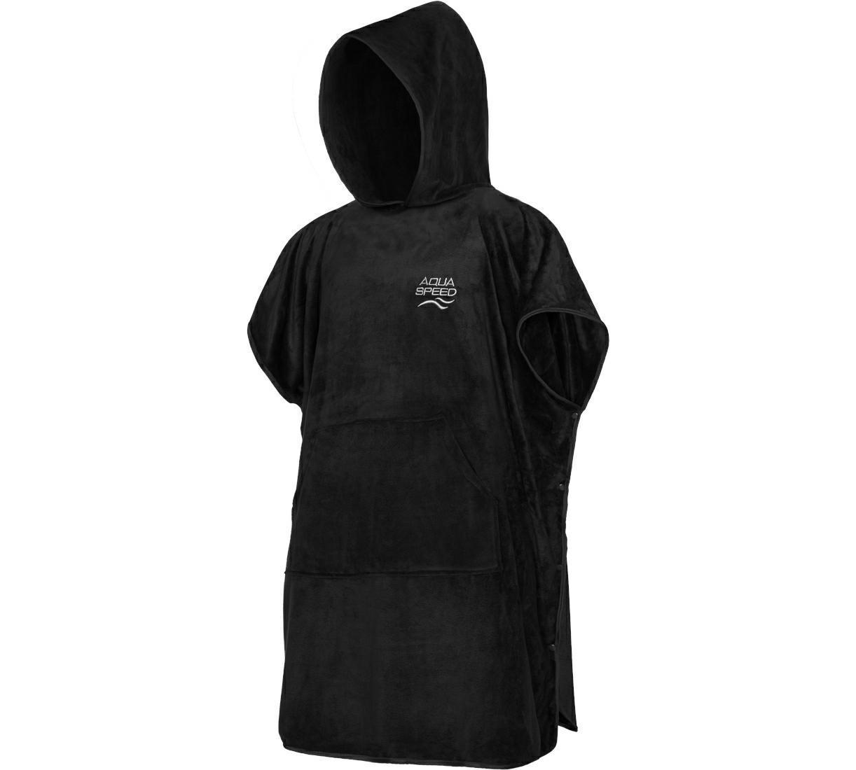 Рушник пончо Aqua Speed PONCHO 3841 чорний Уні