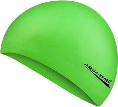 Шапка для плавання Aqua Speed SOFT LATEX 5727 неоновий зелений Уні