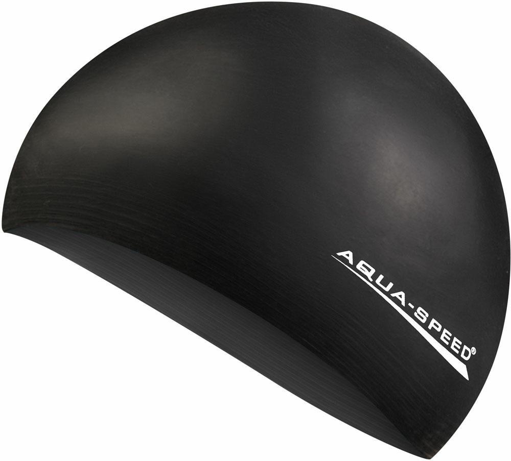 Шапка для плавання Aqua Speed SOFT LATEX 5729 чорний Уні