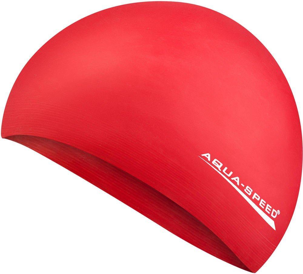 Шапка для плавання Aqua Speed SOFT LATEX 5732 червоний Уні