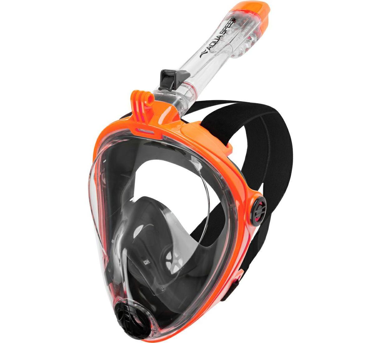 Повнолицьова маска Aqua Speed SPECTRA 2.0 9915 чорний, помаранчевий Уні