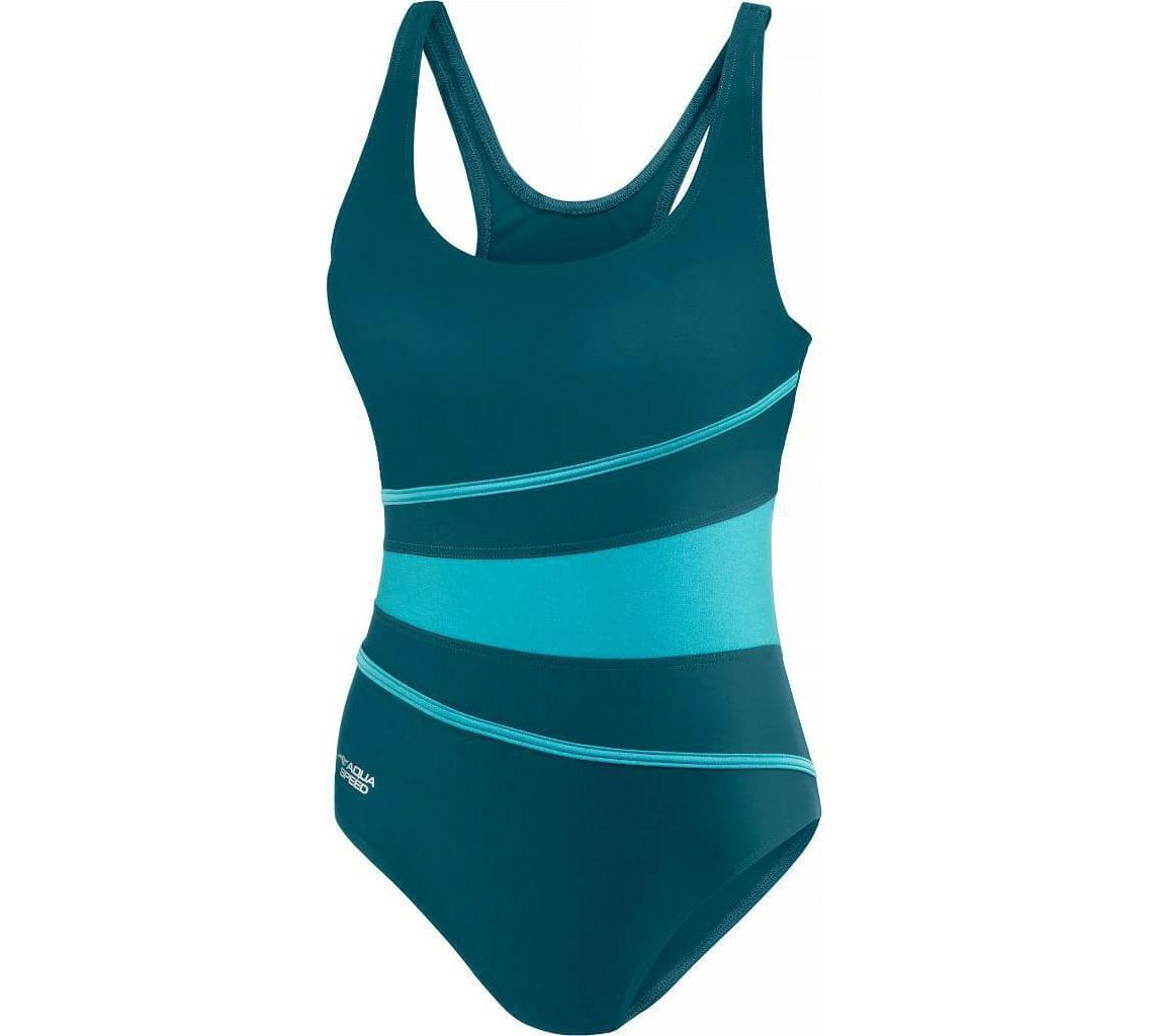 Купальник закритий для жінок Aqua Speed STELLA LADY 62609 зелений Жін