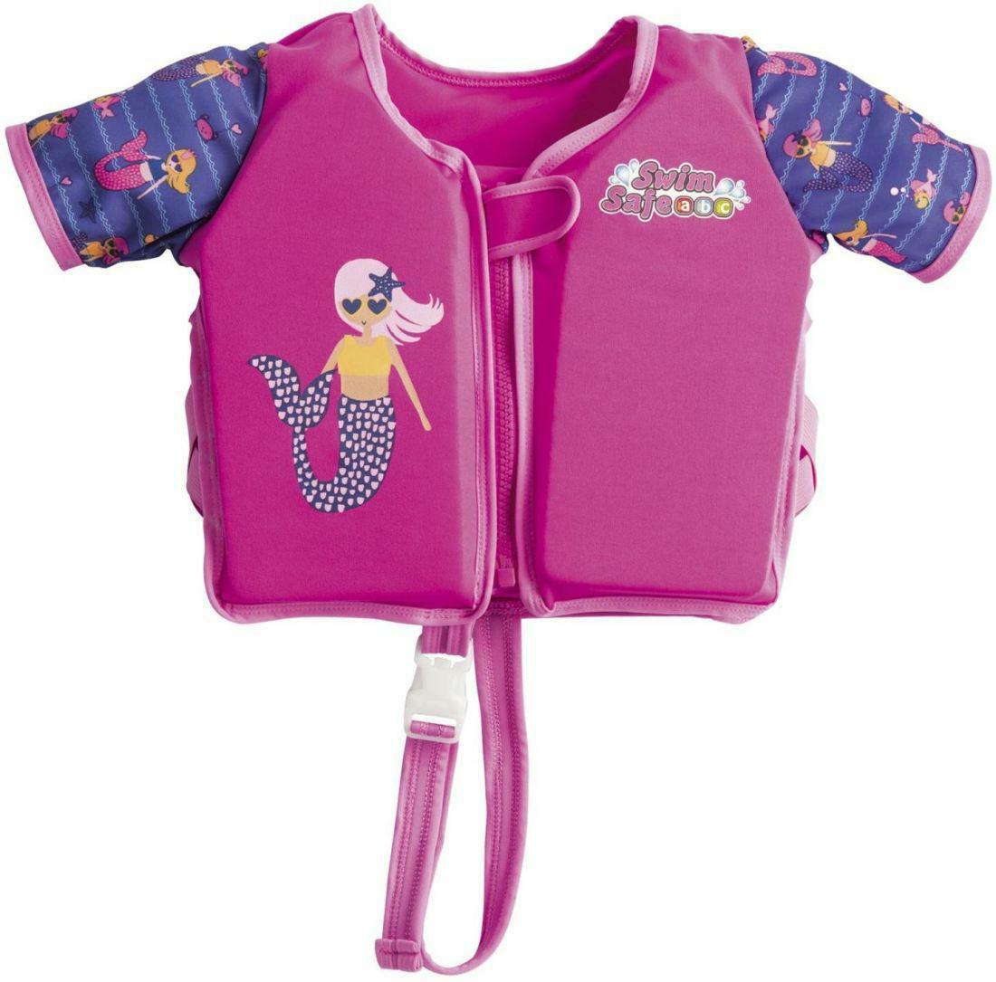 Жилет для плавання Aqua Speed Swim Vest With Sleeves 32147-03 рожевий, синій Дит 18-30кг