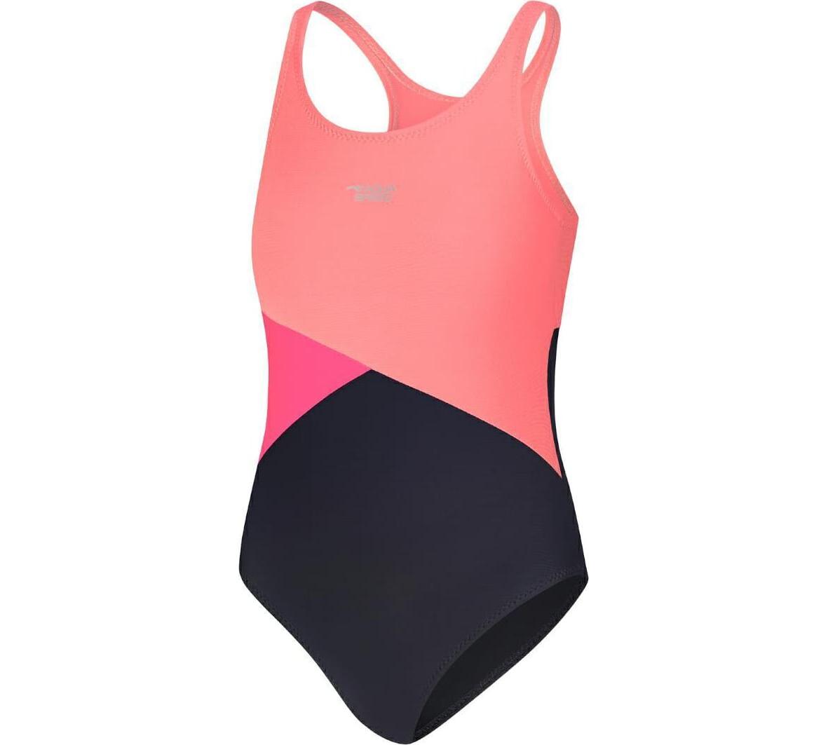 Купальник для дівчат Aqua Speed Swimsuit POLA 62966 лососевий, чорний дитячий