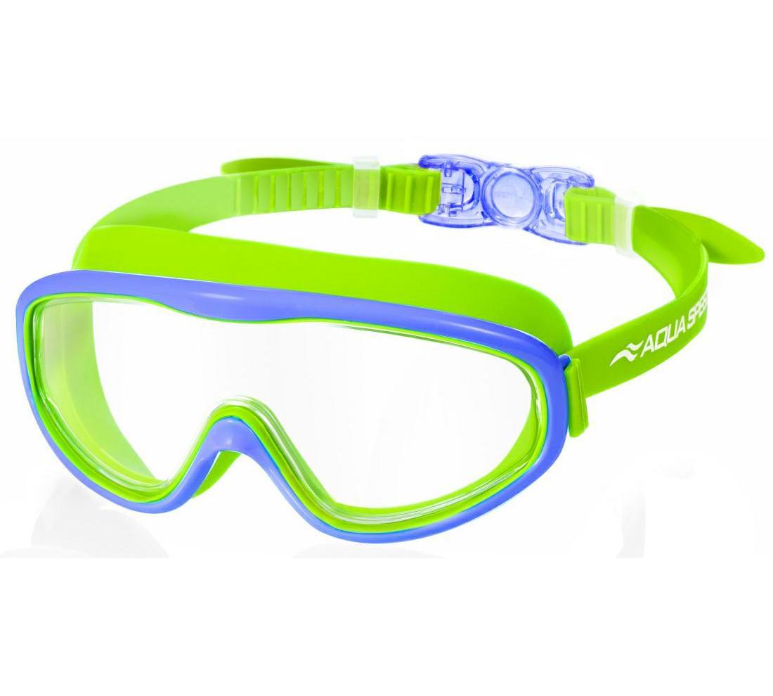 Окуляри для плавання Aqua Speed TIVANO JR 9250 зелений, блакитний- дитячі (5-8 років)