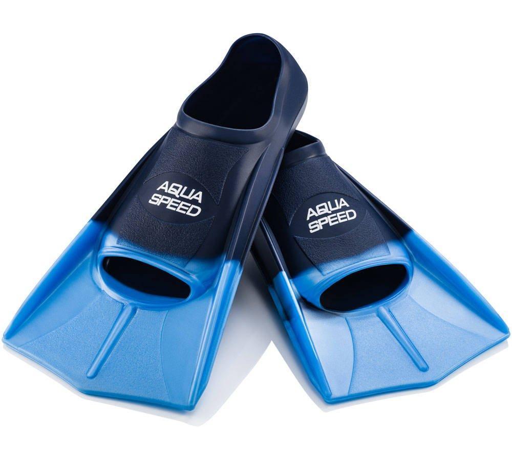 Ласти короткі для басейну Aqua Speed TRAINING FINS 2725 блакитний, темно-синій