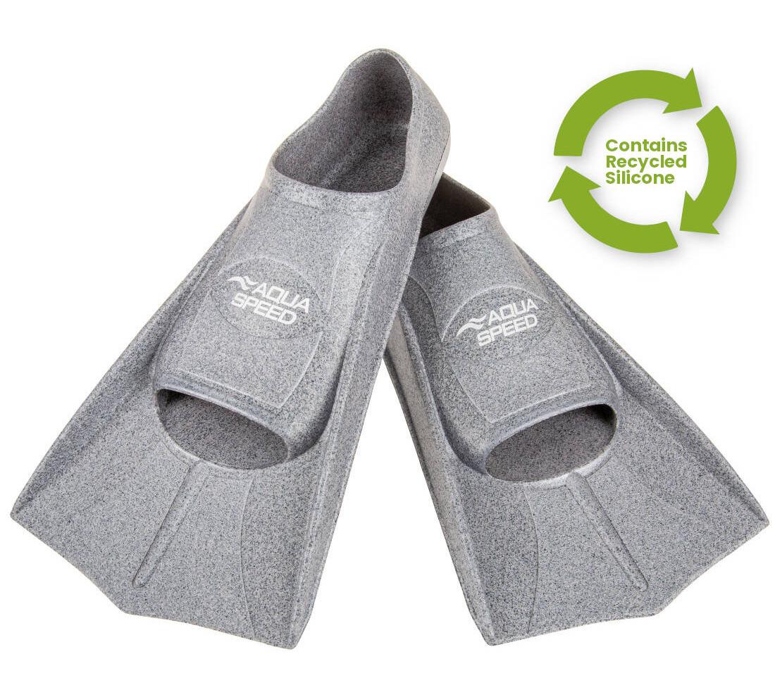 Ласти для басейну Aqua Speed TRAINING FINS  60453 сірий, короткі