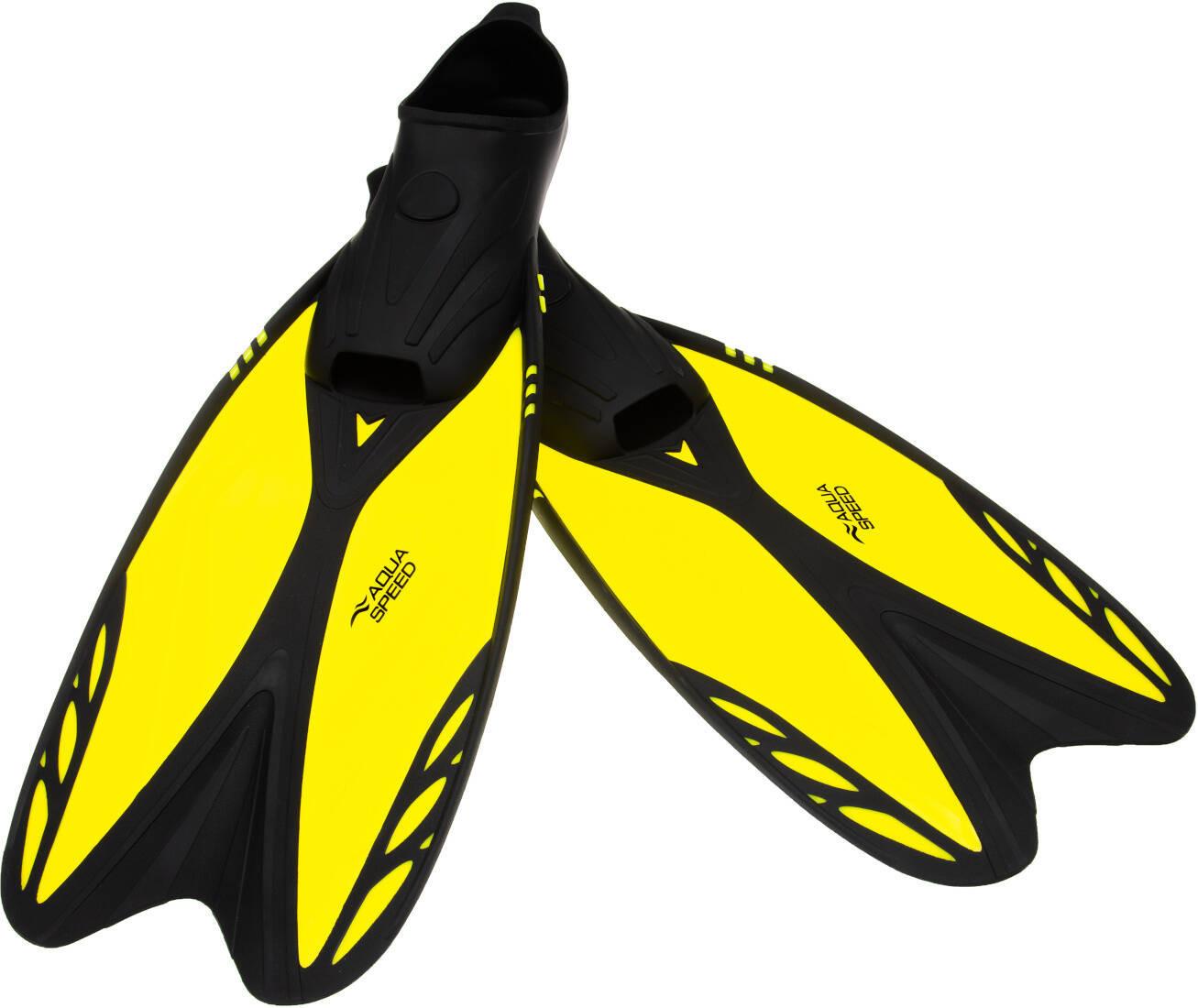 Ласти для подводного плавания Aqua Speed VAPOR 60269 жовтий, чорний Дит