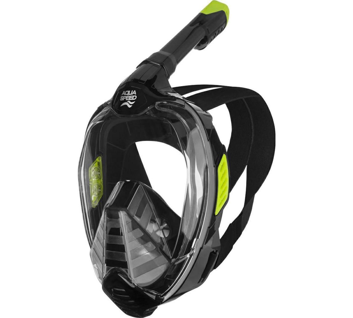 Повнолицьова маска Aqua Speed VEIFA ZX 9857 чорний, жовтий Уні