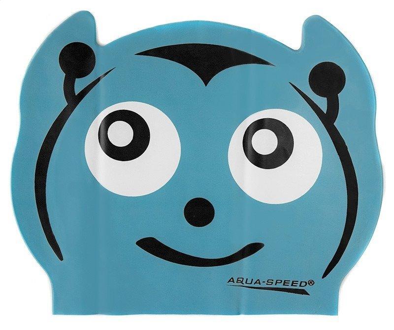 Шапка для плавання Aqua Speed ZOO LATEX UFO 5766 синій нло Дит