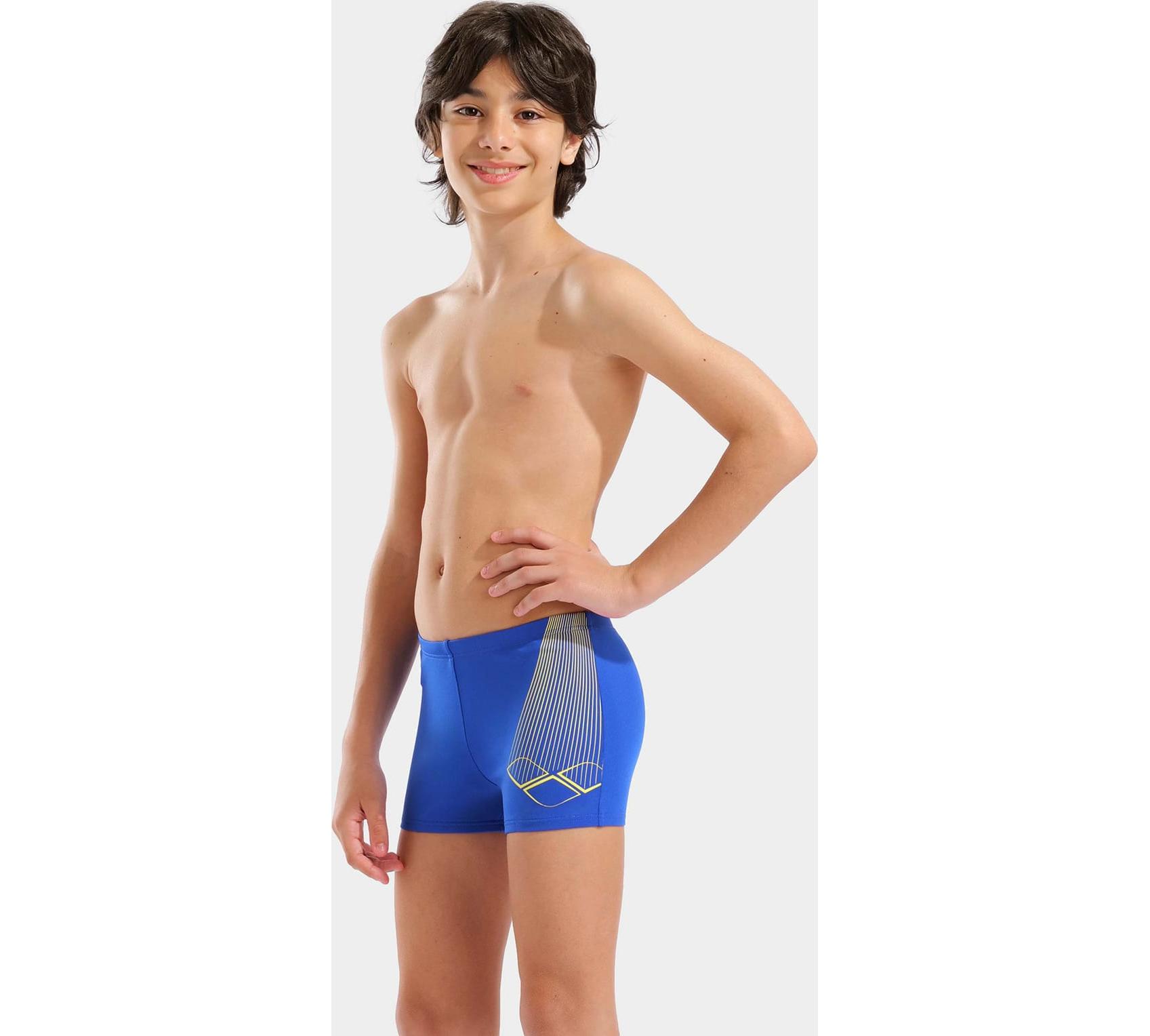 Плавки-шорти для хлопчиків Arena BRIGHT SWIM SHORT синій, жовтий дитячі
