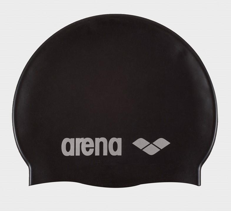 Шапка для плавання Arena CLASSIC SILICONE чорний Уні