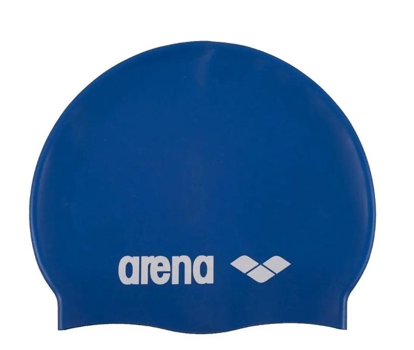 Шапка для плавання Arena CLASSIC SILICONE синій, білий Уні