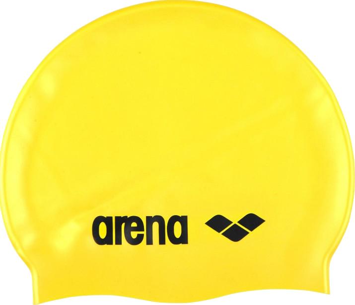 Шапка для плавання Arena CLASSIC SILICONE JR жовтий, чорний Діт OSFM