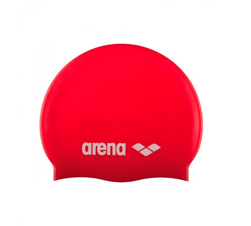 Шапка для плавання Arena CLASSIC SILICONE JR червоний Діт OSFM