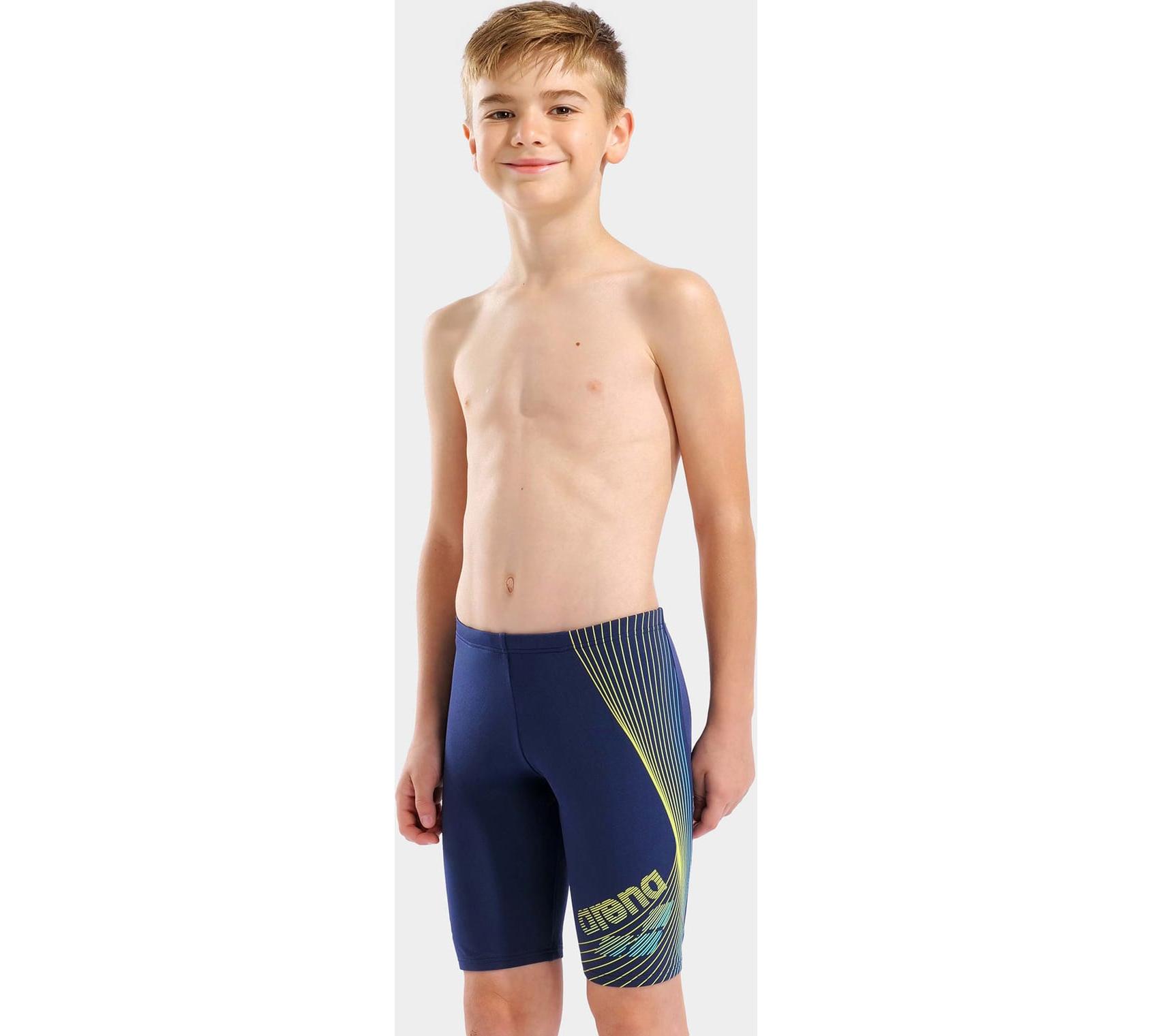 Плавки для хлопчиків Arena DESIGN SWIM JAMMER темно-синій, жовтий