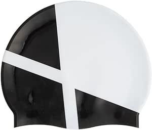 Шапка для плавання Arena ICONS TEAM STRIPE CAP білий, чорний Уні