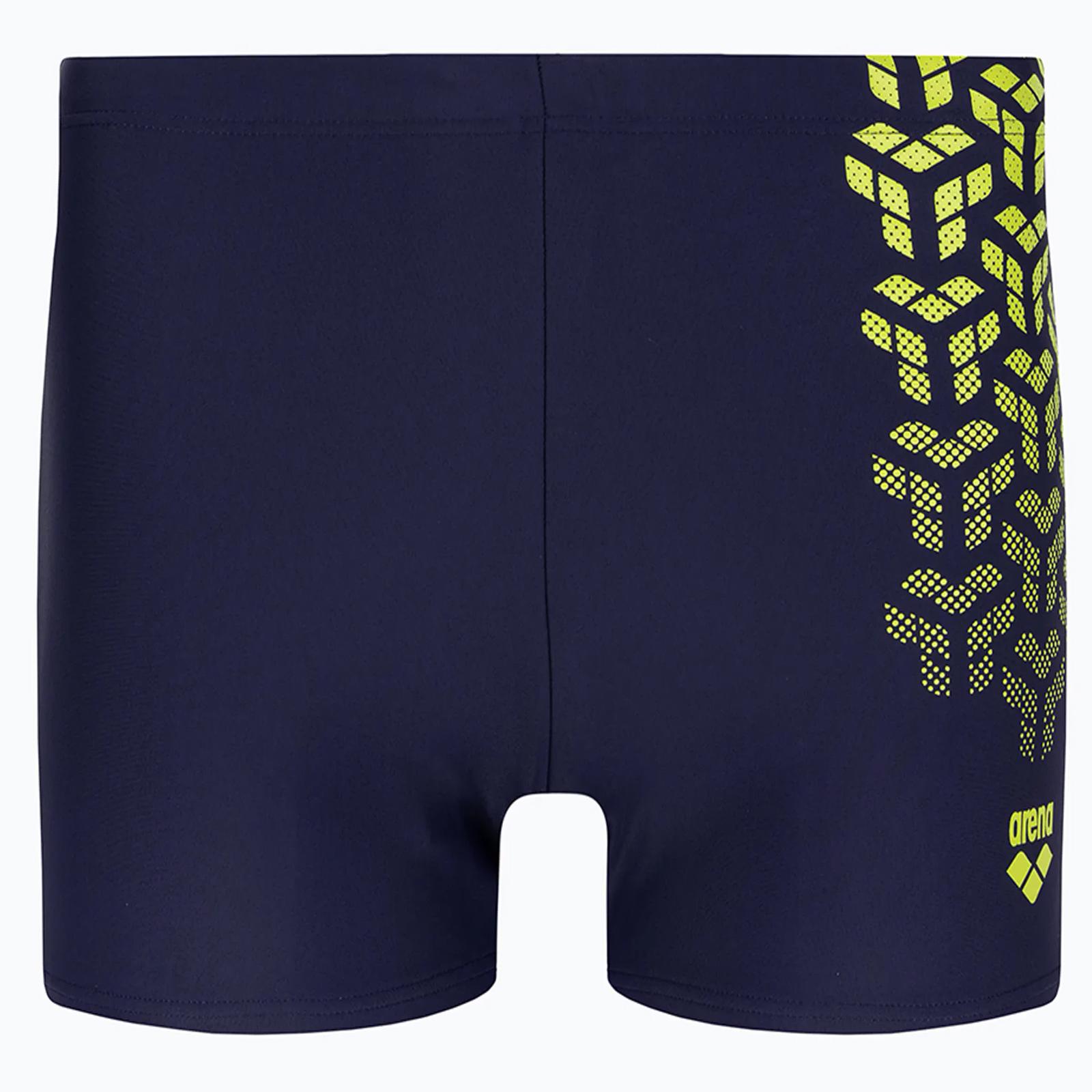 Плавки-шорти для чоловіків Arena KIKKO V SWIM SHORT темно-синій, жовтий Чол