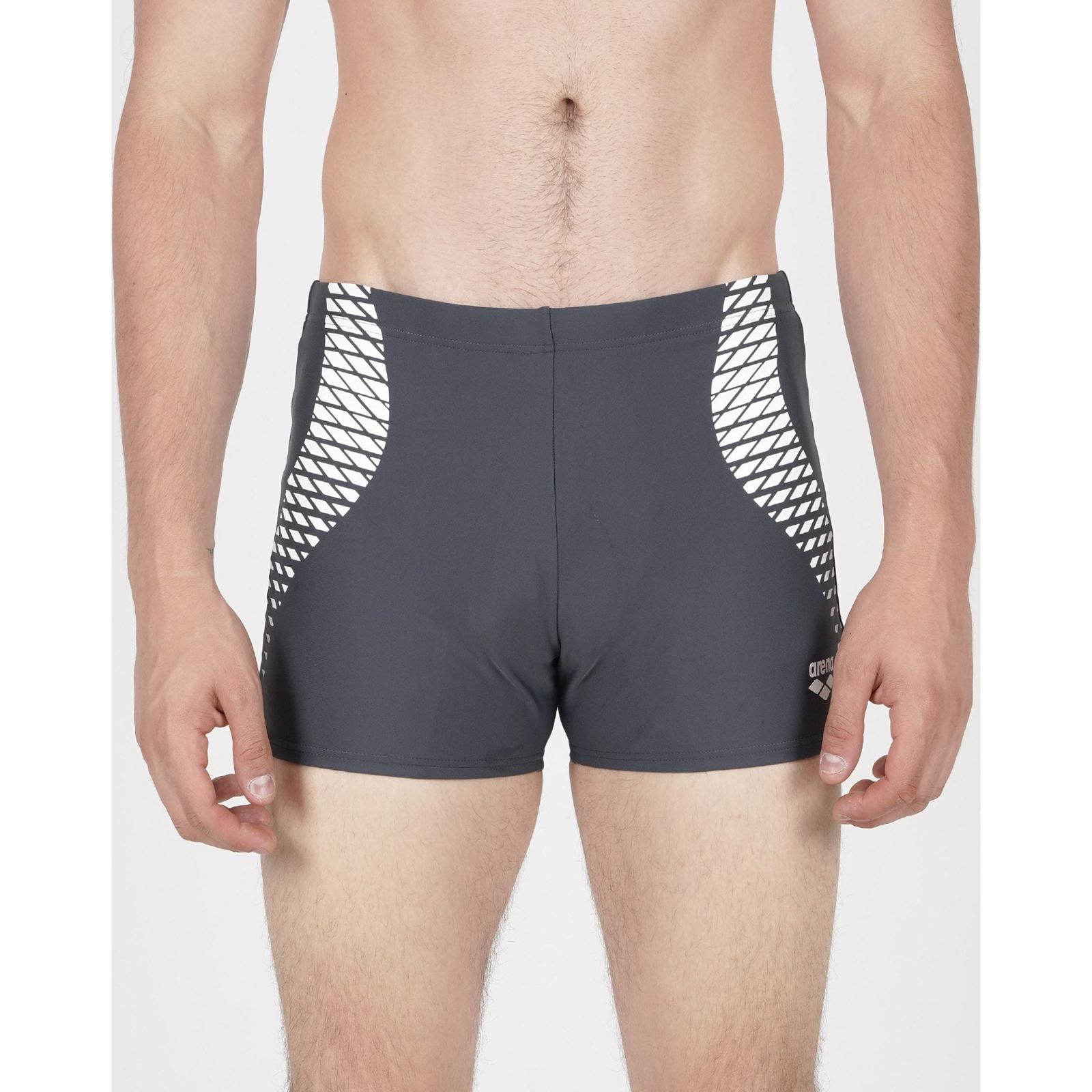 Плавки-шорти для чоловіків Arena OPENINGS SWIM SHORT сірий, білий Чол