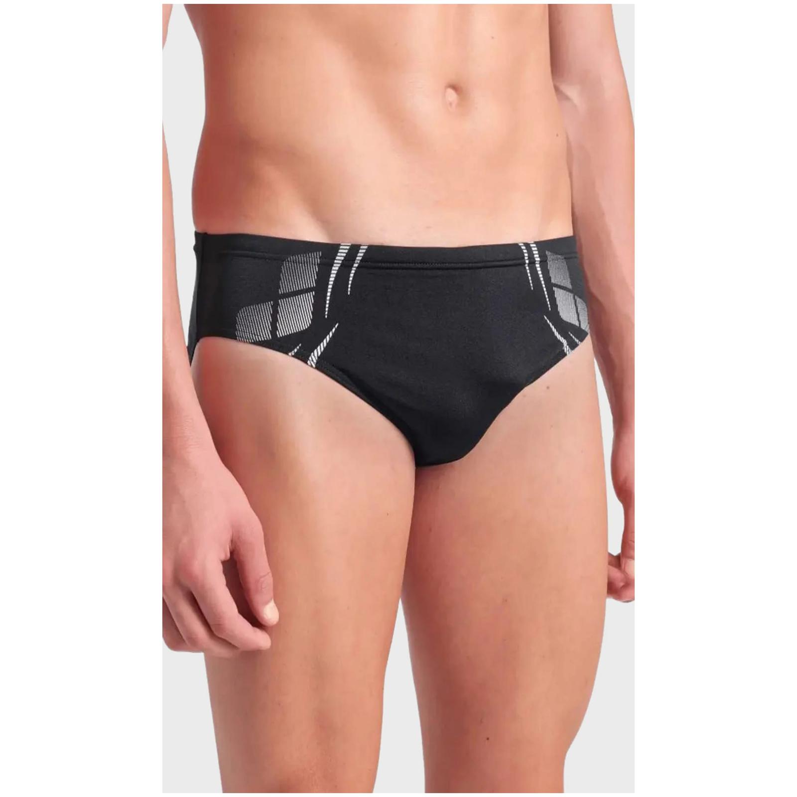Плавки-сліпи для чоловіків Arena POSEIDONIA SWIM BRIEFS чорний, білий Чол