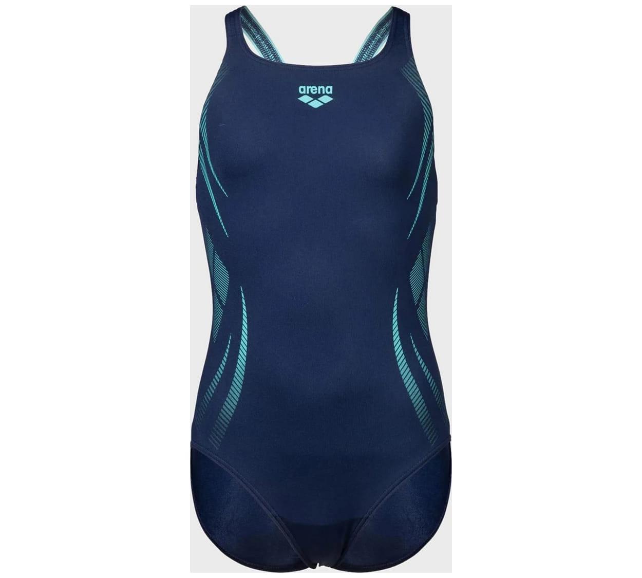 Купальник закритий для дівчат Arena POSEIDONIA SWIMSUIT SWIM PRO B синій дитяча