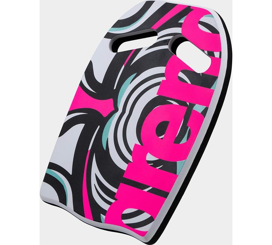Дошка для плавання Arena PRINTED KICKBOARD білий, чорний, рожевий Уні