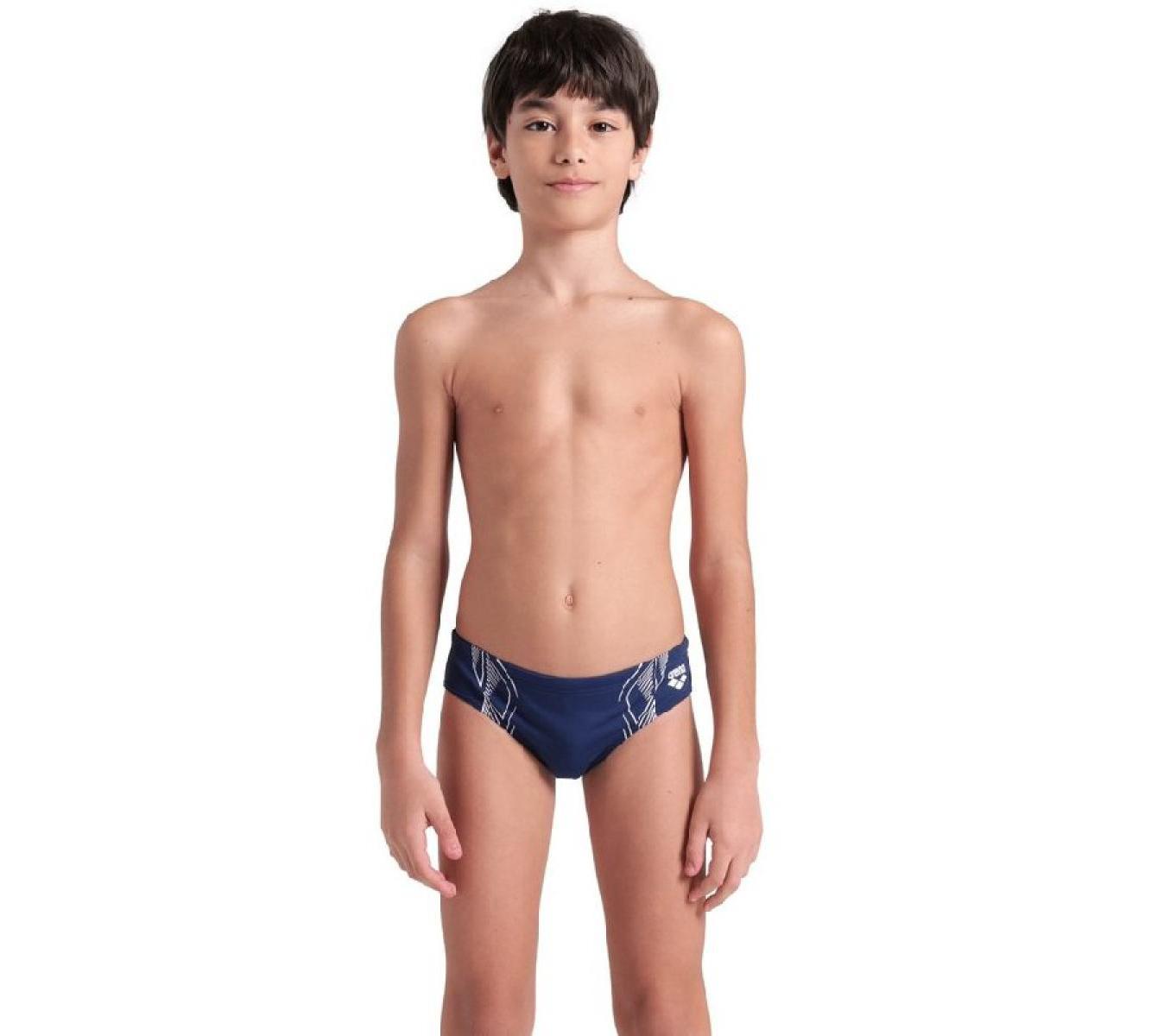 Плавки Arena REFLECTING SWIM BRIEFS темно-синій, білий дитяча