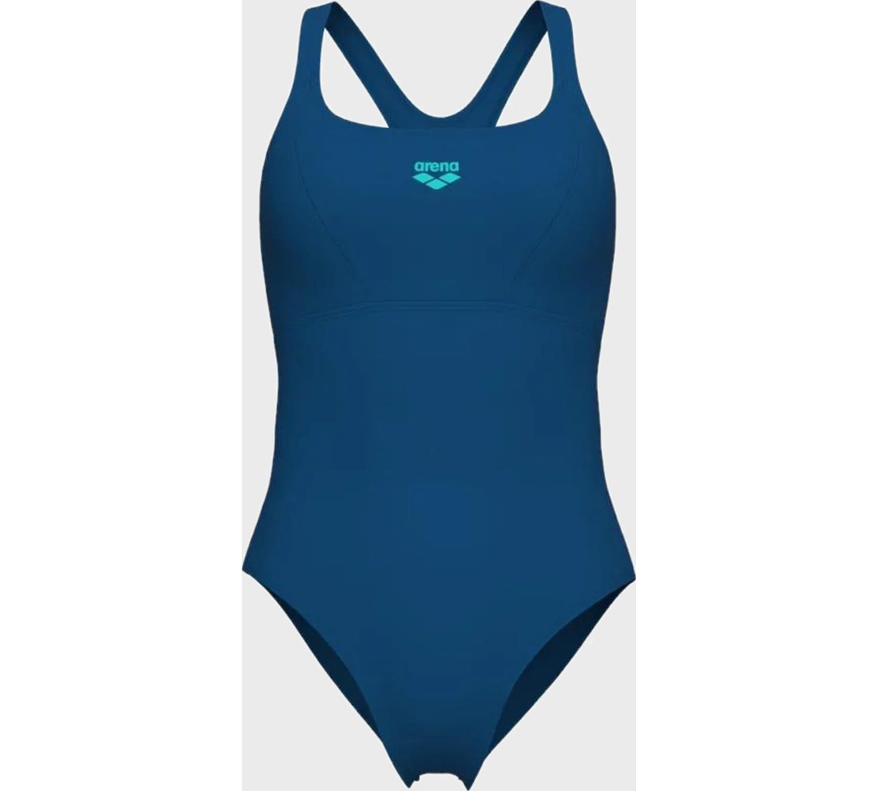 Купальник закритий для жінок Arena SOLID SWIMSUIT CONTROL PRO BAC синій Жін