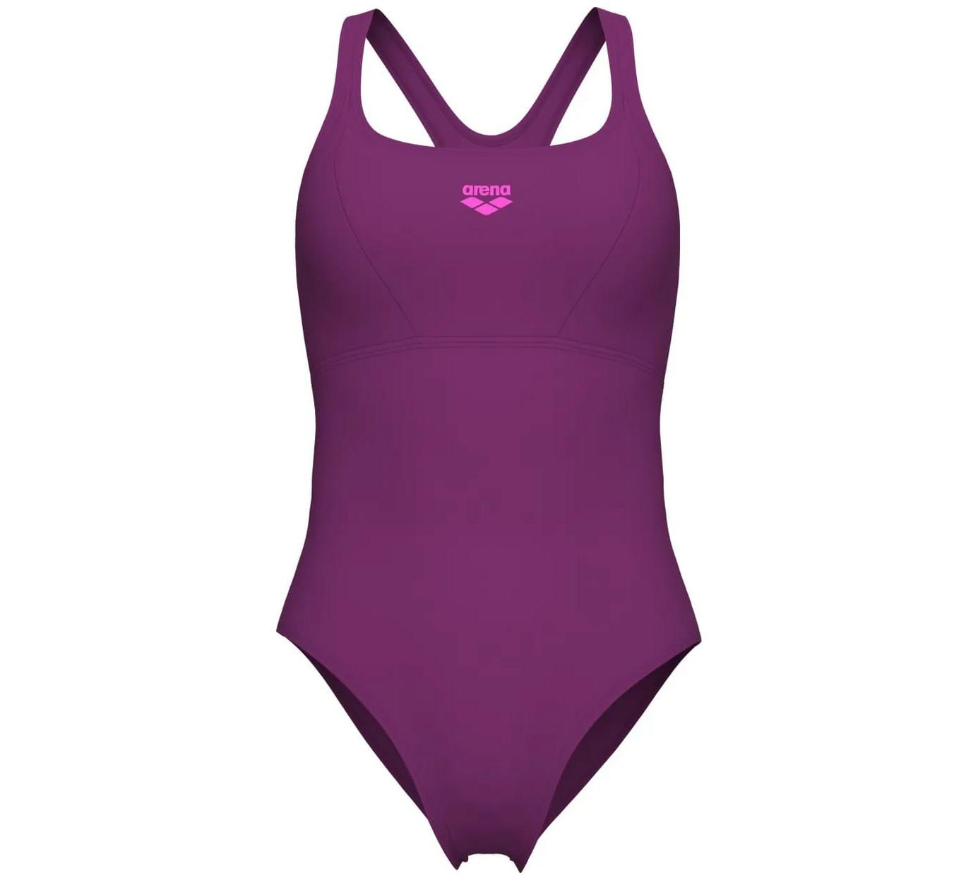 Купальник закритий для жінок Arena SOLID SWIMSUIT CONTROL PRO BAC фіолетовий жіночий