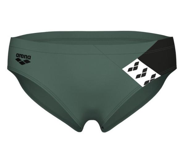 Плавки-сліпи для чоловікі Arena STRIPE SWIM BRIEFS оливкй, чорний Чол
