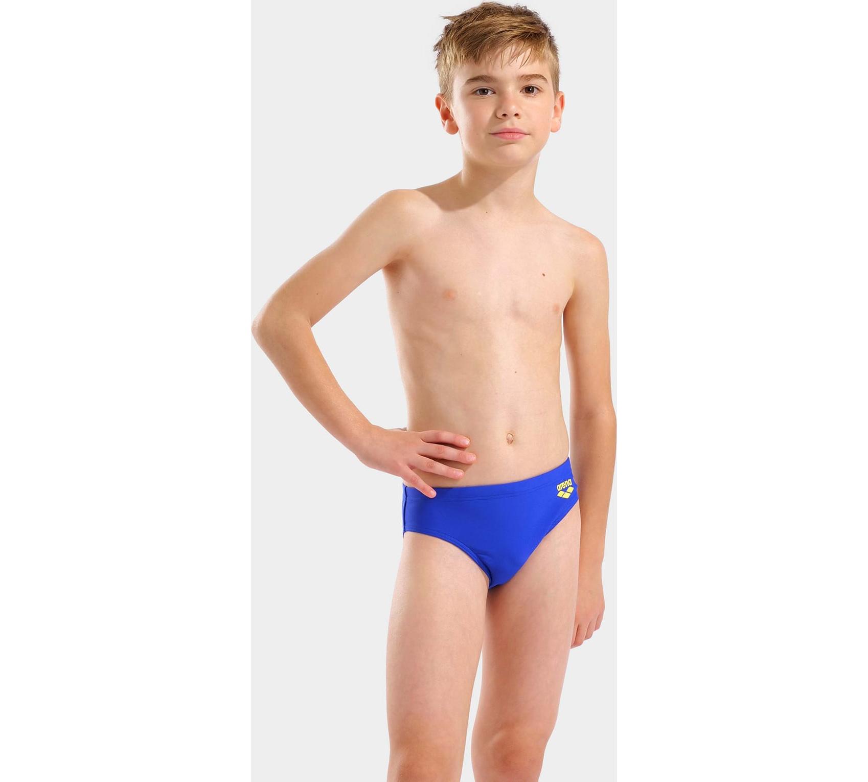 Плавки-сліпи для хлопчиків Arena TALES SWIM BRIEFS синій, жовтий дитячі