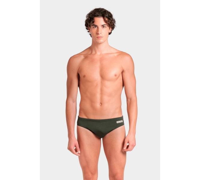 Плавки-сліпи Arena TEAM SWIM BRIEFS SOLID оливковий Чол