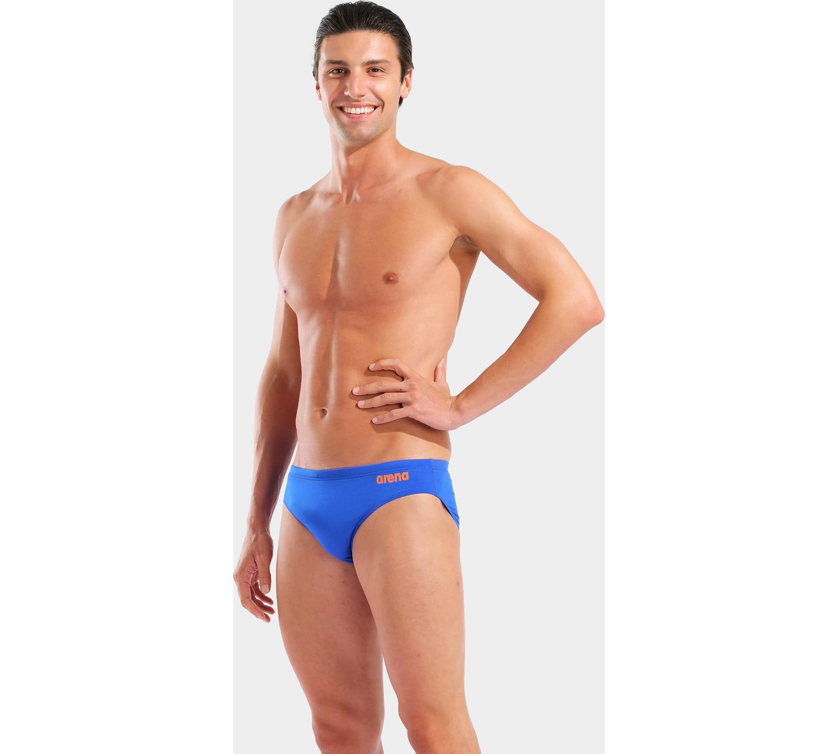 Плавки Arena TEAM SWIM BRIEFS SOLID синій, помаранчевий Чол