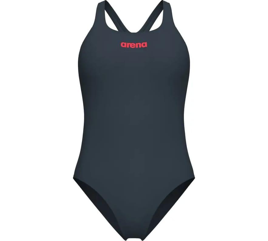 Купальник закритий для жінок Arena TEAM SWIMSUIT SWIM PRO SOLID темно-сірий Жін