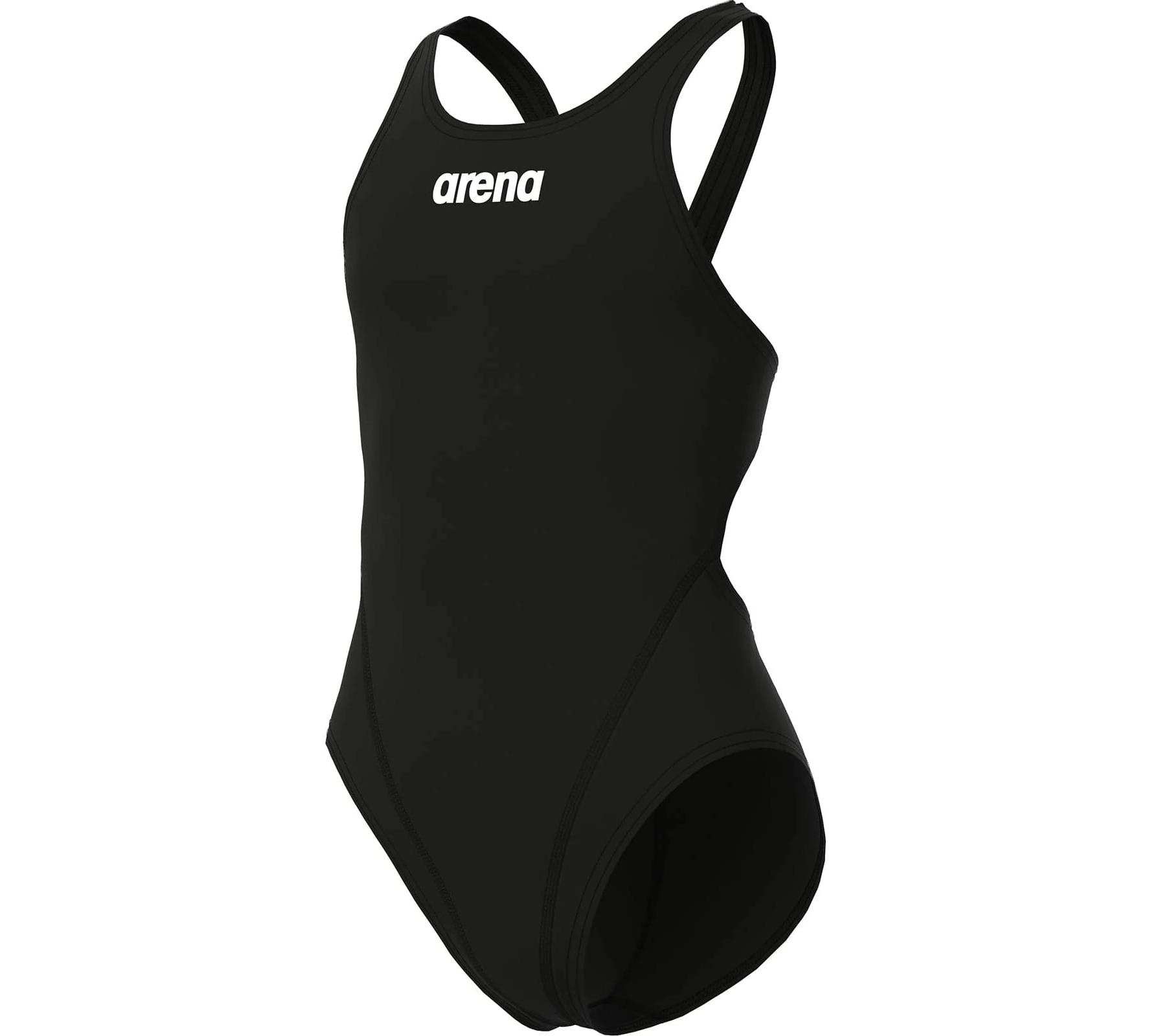 Купальник закритий для дівчат Arena TEAM SWIMSUIT SWIM TECH SOLID чорний Діт