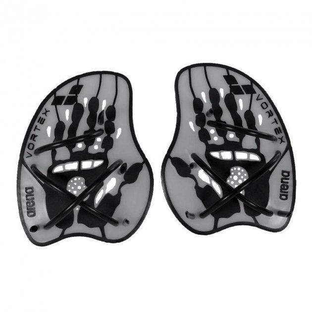 Лопатки для плавання Arena VORTEX EVOLUTION HAND PADDLE срібний, чорний Уні
