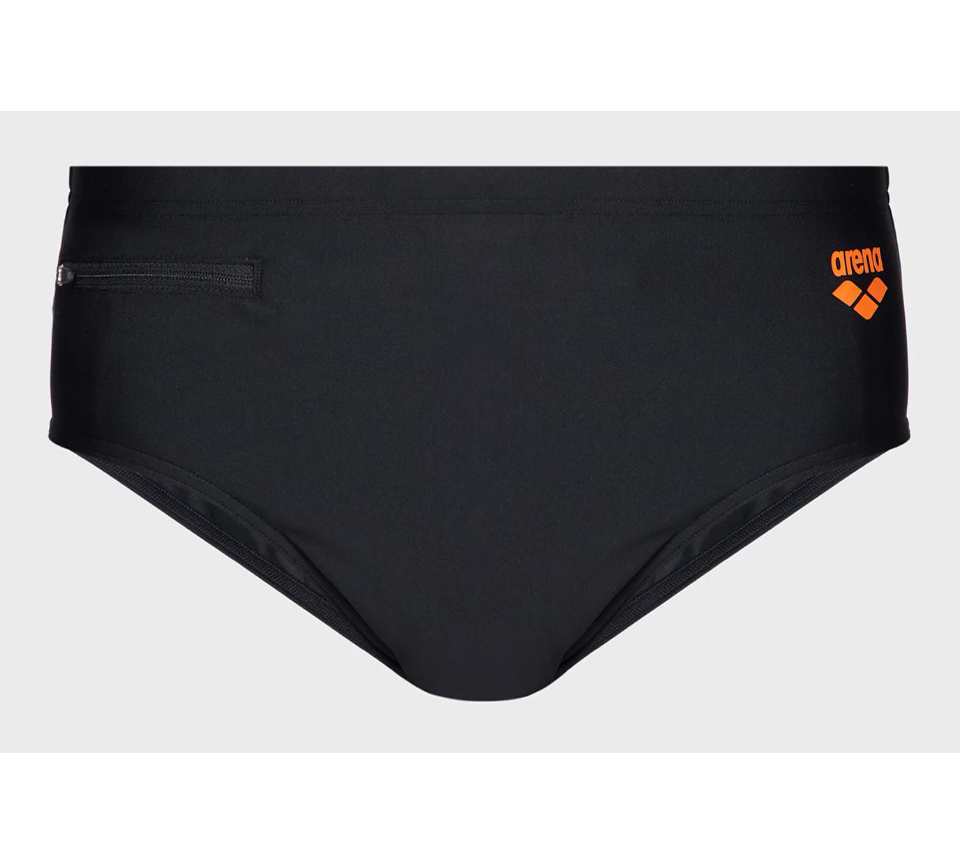 Плавки Arena ZIP BRIEF 9CM чорний Чол