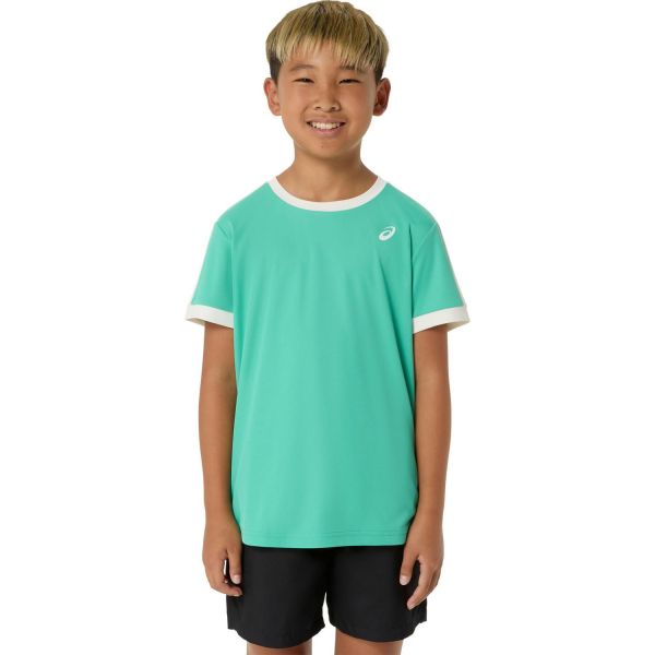 Дитяча тенісна футболка Asics Boys Tennis SS Top aurora green