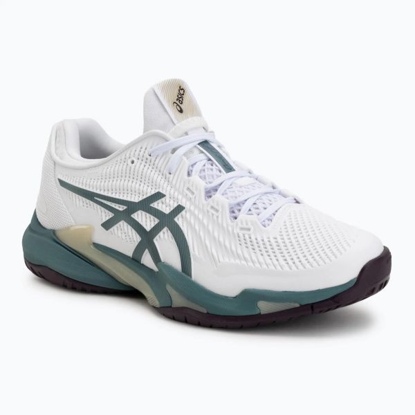Кросівки тенісні чоловічі Asics Court FF 3 all court white/ocean-green 