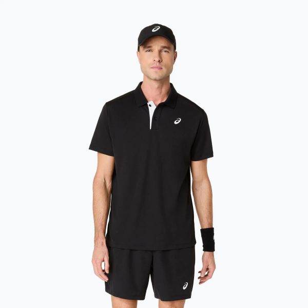 Чоловіче тенісне поло Asics Court Polo Performance black