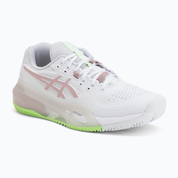 Кросівки жіночі для великого тенісу Asics GEL-RESOLUTION X Clay White/Morganite 7