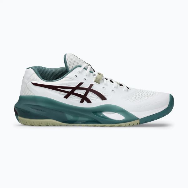 Кросівки для тенісу чоловічі Asics GEL-RESOLUTION X WHITE/DARK AUBERGINE 