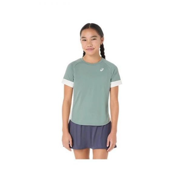 Футболка тенісна Asics Girls Tennis SS Top Monument Blue/Cream
