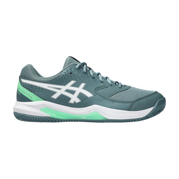Кросівки для тенісу чоловічі Asics Gel-Dedicate 8 Misty Pine/White