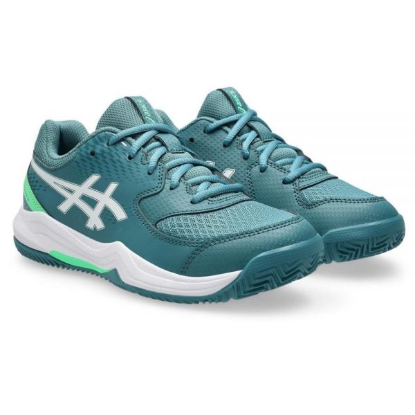 Кросівки для тенісу дитячі Asics Gel-Dedicate 8 Misty Pine/White