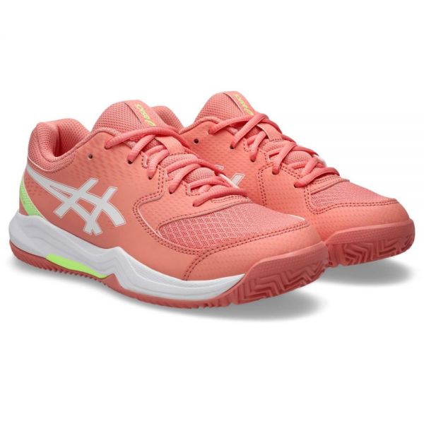 Кросівки для тенісу жіночі Asics Gel-Dedicate 8 Padel Guava/White